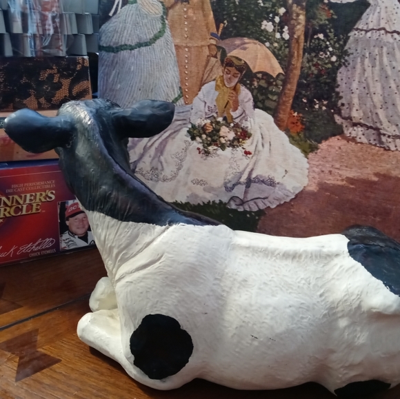 ๐ฎHomco Porcelain nativity Cow figurines Vintage Grazing Cow,Collectible Item.๐ - Picture 10 of 12